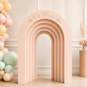 3D Rainbow Arch Backdrop