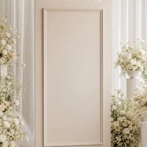 Parisian wall panel backdrop for weddings and baby showers